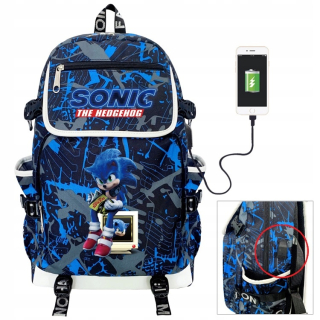 Viackomorový školský batoh Sonic the Hedgehog dadi Multicolored 45 l