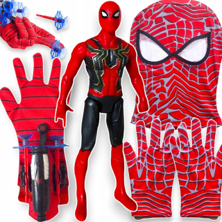 SPIDERMAN 4v1 LAUNCHER 2x RUKAVICE MASKA OBR
