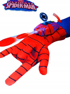 Rukavica SPIDERMAN + webový vystreľovač - šípy