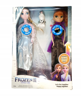 Bábika Frozen Elsa - Spievajúca bábika Anna a Elsa Land of Ice 29cm OLAF