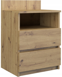 TopEshop Malwa komoda 40 x 32 x 59 cm matný dub artisan