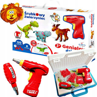 Skrutkovacím mozaika 3d puzzle 124el.