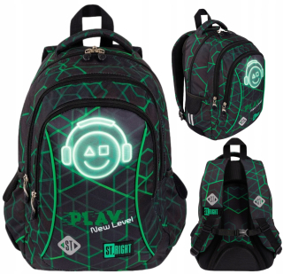 ŠKOLSKÝ BATOH ST.RIGHT PRE CHLAPKOV GAMER CLEAR 1 3