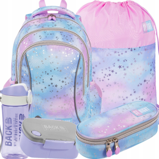 ST.RIGHT viackomorový školský batoh Shades of blue, Shades of pink, Multicolor 20 l
