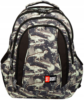 Školský batoh - St.right batoh BP4 4-cm dinosaury 621093