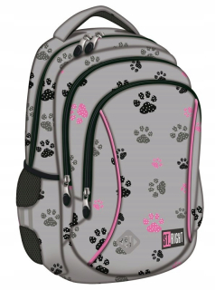 St.right School Backpack School Bag s mačiatkou