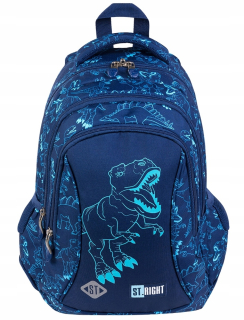 Školský batoh - ST.RIGHT Školský batoh s 3 komorami 20L T-REX