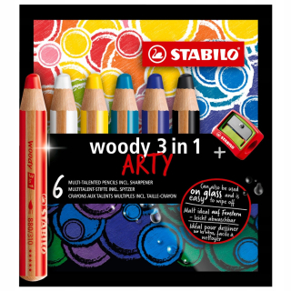 Stabilo ceruzkové pastelky 6 ks.