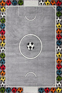 Koberec do detskej izby - Štadión - Kolibri koberec - 160x230 - Gray pitch
