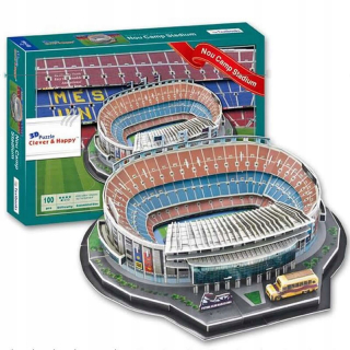 3D Nou Camp Stadium FC Barcelona puzzle