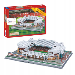 3D štadióne Old Trafford Manchester United puzzle