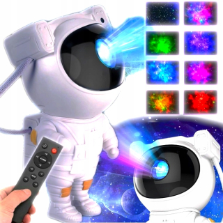ASTRONAUT STARS PROJEKTOR Pre deti Laserový projektor s nočným svetlom