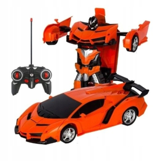 Auto na diaľkové ovládanie - Ovládaná Robot auto 2v1 Transformers Autobot