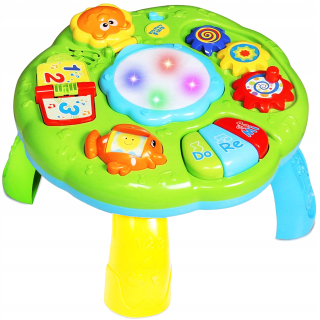 Interaktivny stolik pre deti - Lacný hudobný panel hudby s bubnom 6v1