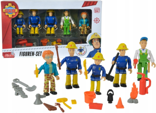 Rozprávková postavička - Fireman Sam figúrky Mike Penny Arnold Norman + AKC