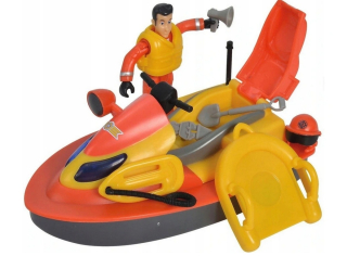 Rozprávkové autíčko - Hasič Sam Motorówka Kolobežka Juno + Simba Obrázok