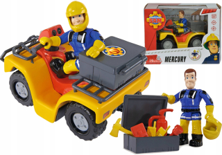 Hasič Sam Quad Mercury + Figurine sama ortuť