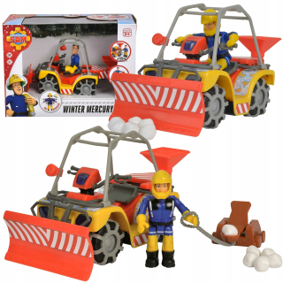 Rozprávkové autíčko - Fireman Sam Snow Quad Mercury Mercury Katapult