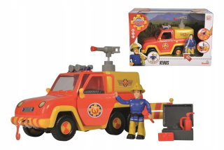 Rozprávkové autíčko - Fireman Sam hasičský voz Venuša s postavou Elvisa