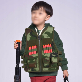 Pištoľ pre deti - 10+ taktické strely pre NERF vesty
