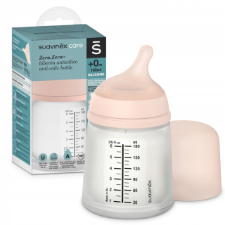 Suavinex fľaša na kŕmenie 180 ml priehľadná