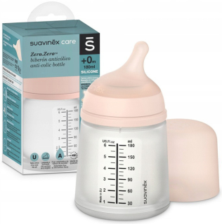 Suavinex fľaša na kŕmenie 180 ml priehľadná