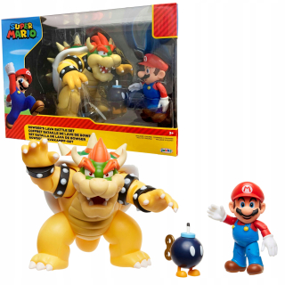 Herná figúrka - Super Mario Bowser bitka set 3 figúrky