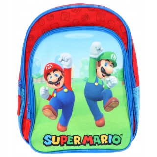 Viackomorový batoh do škôlky Super Mario Undercover, chlapci, dievčatá, Odtiene modrej, Viacfarebné