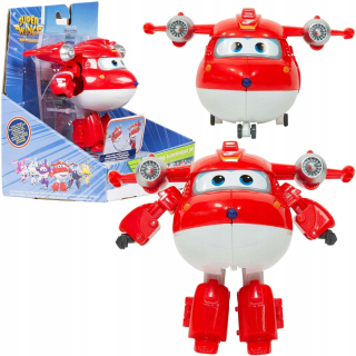 Rozprávková postavička - Super Wings Aircraft Transformuje trysky Jett