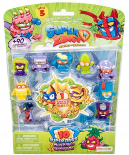 Postavička, figúrka pre deti - Super Zings 3 Series 10 Čísla 1 zlatá Superzings