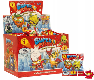 Postavička, figúrka pre deti - Super Zings Series 1 bunda z figúrka - 50 kusov