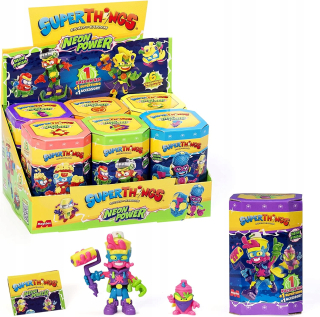 Sada 6 figúrok Magicbox SuperThings Neon Power