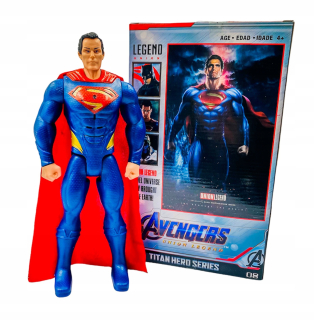 SUPERMAN VEĽKÁ POHYBLIVÁ INTERAKTÍVNA POSTAVIČKA 30 cm