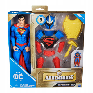 POSTAVA SUPERMANA + PRÍSLUŠENSTVO SÚPRAVA BRNENÍ KLADIVO DC COMICS MAN OF STEEL