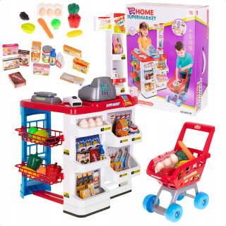 Detská pokladňa - obchod - Supermarket Shop Miesto pre deti Cash Basket