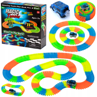 Svetelný auto track Mágia Dráhy 330 cm 220el