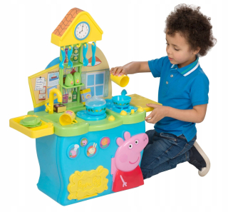 Detská kuchynka - Peppa prasa Kuchyňa Veľká Set 24 Elements + AKC