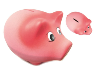 Pokladnička pre deti - Piggy Bank Giant Pink + Váš nápis (SK1)