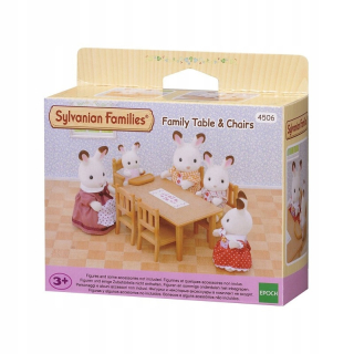Zberateľská figúrka - Sylvanian Families pre jedálenský stôl a stoličky 4506