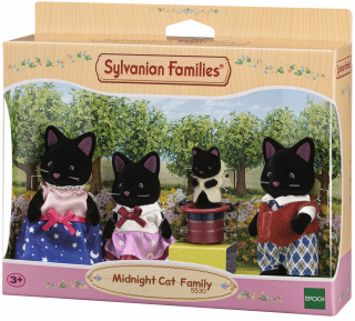 Sylvanian Families Rodina čiernych mačiatok 5530