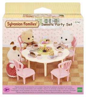 Párty set Sylvanian Families s cukrovinkami