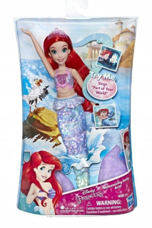 Bábika princezná - Mermaid Arielka spev bábika Ariel Hasbro