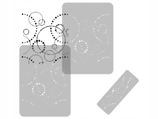 Opakovateľné geometrický vesmíru maľba šablóna