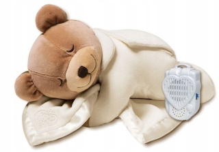 Uspávačik - Buzzing Teddy Bear + prikrývka pre novorodenecké dieťa