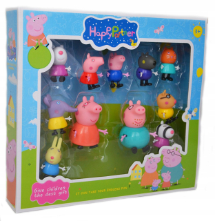 PEPPA PRASIATKO GEORGE MOM OTEC a PRIATELIA 11 ks