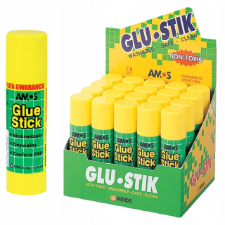 AMOS školské kancelárske GLUE stick set 20 ks 15g Lepidlo Stick
