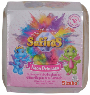 Safiras. Princess Neon - Sada 4 vajcia