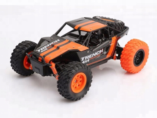 Auto na diaľkové ovládanie - Auto Desert Truck 4WD 2.4GHz 20km / H oranžový