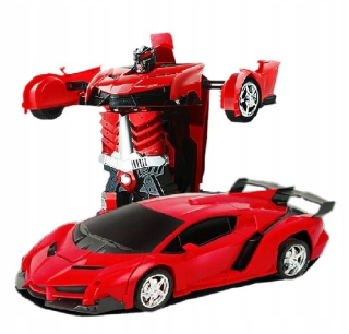Terénne autíčko - RC Autobot Transformers 2v1 1:20 červené auto