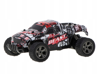 Auto na diaľkové ovládanie - RC ROCK Crawler CLIMBING 1/18 červený
